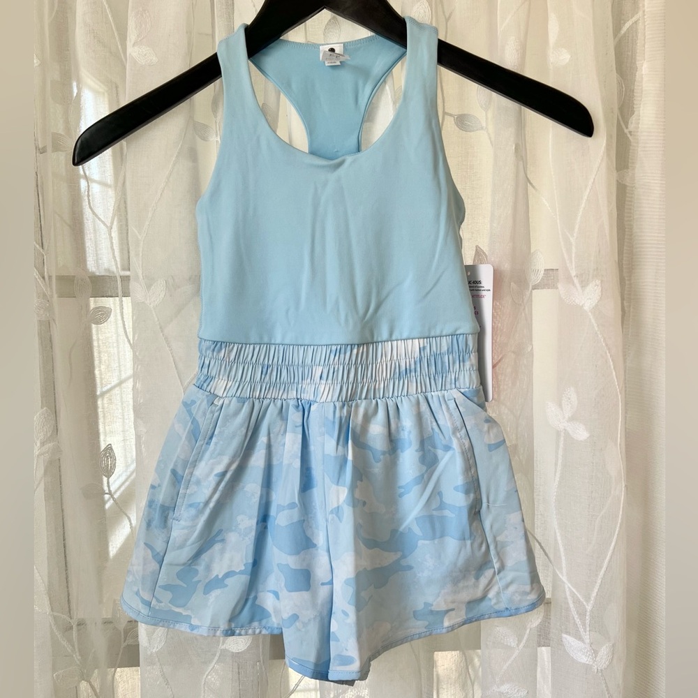 Yogalicious Light Blue Romper